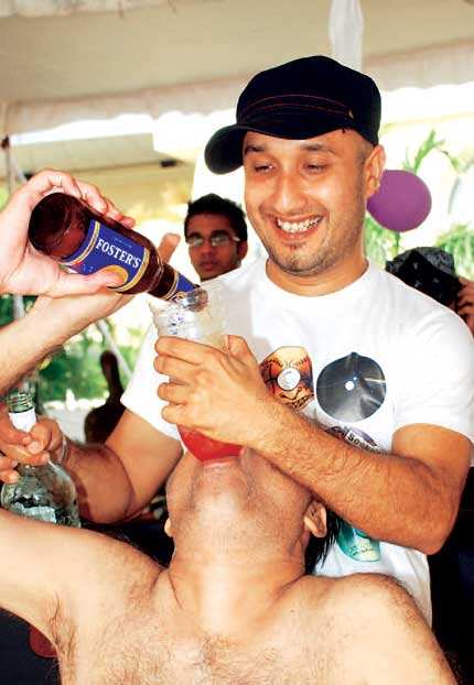 Chugging along Binny Dhadwal delivers diluted drinks in unexpected ways to make parties fun Chugging along Binny Dhadwal delivers diluted drinks in unexpected ways to make parties fun